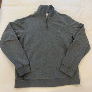 Lacoste men’s quarter zip - size medium